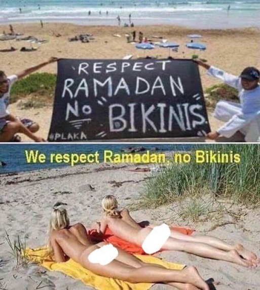 no bikini